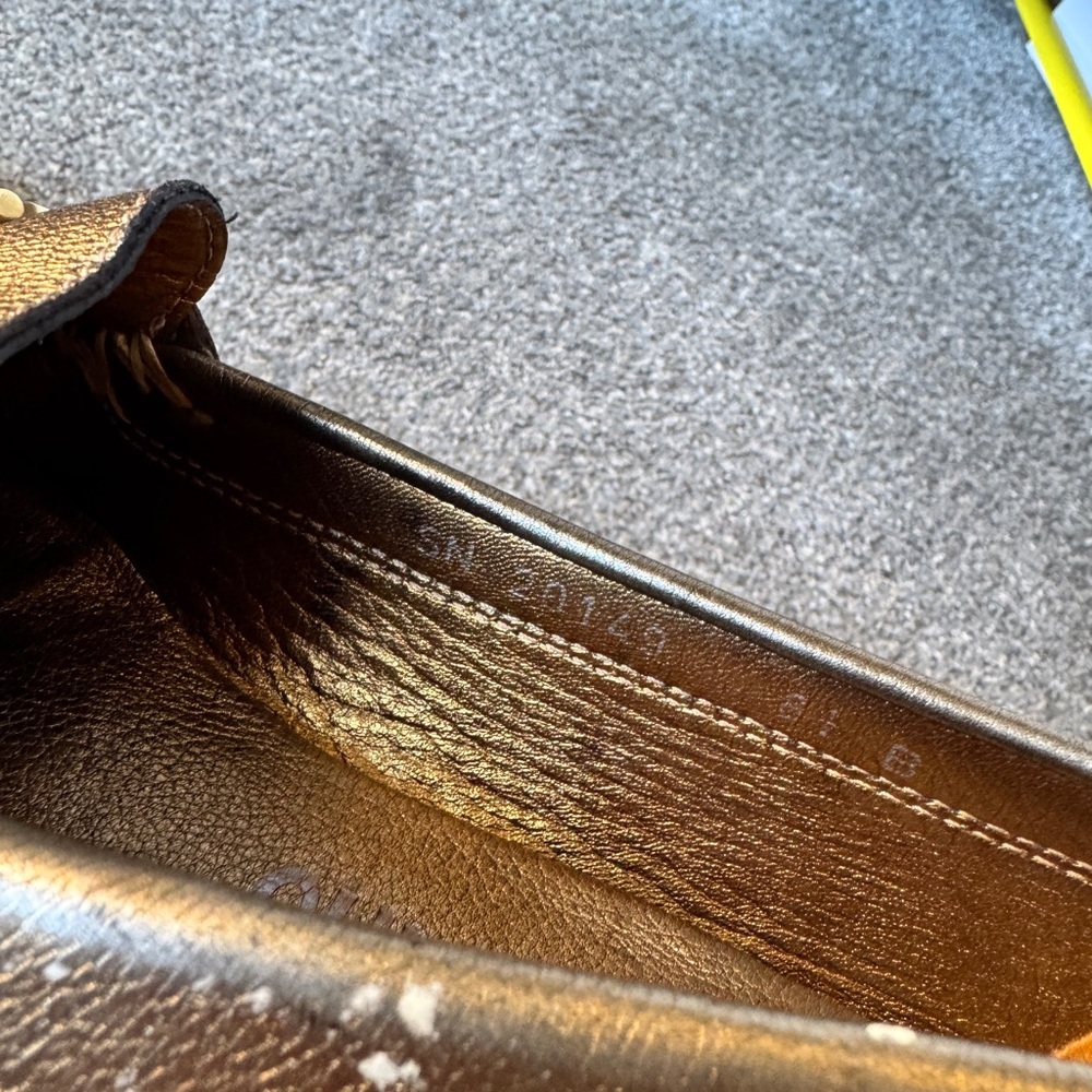 Salvatore Ferragamo Gold Loafers - Picture 11 of 11